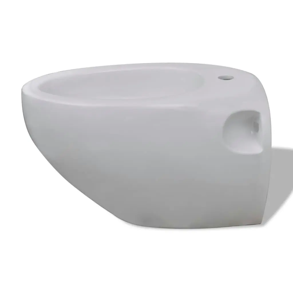 Wall Hung Toilet & Bidet Set White Ceramic 270037