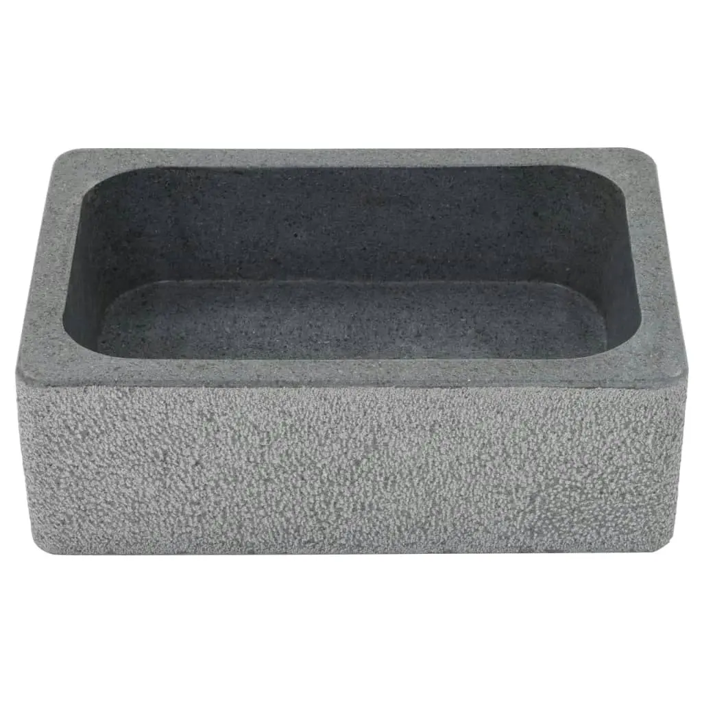 Sink 45x30x15 cm Riverstone Black 142780