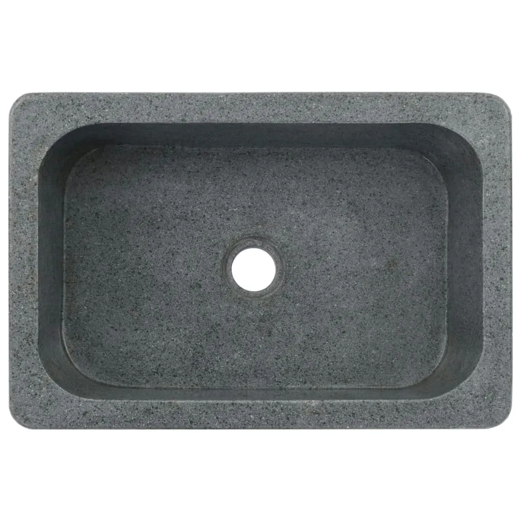 Sink 45x30x15 cm Riverstone Black 142780