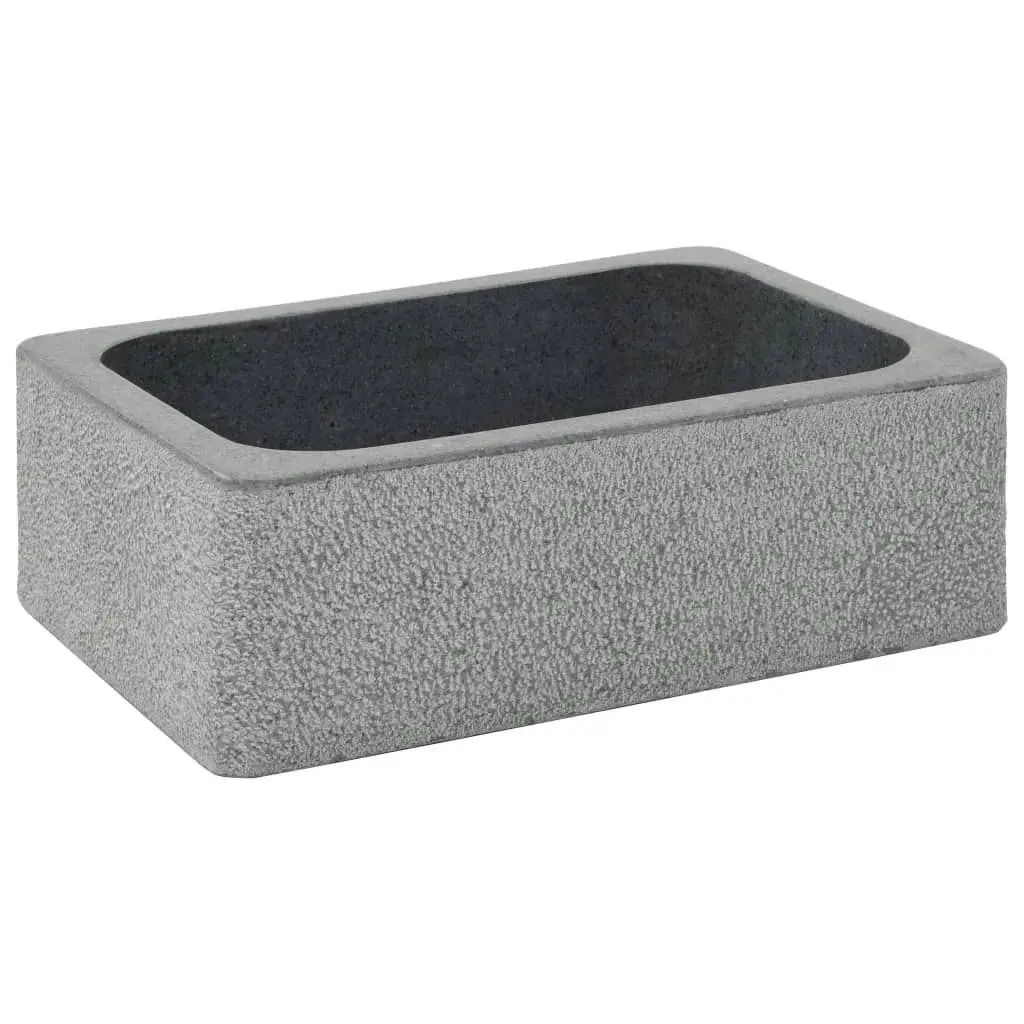 Sink 45x30x15 cm Riverstone Black 142780