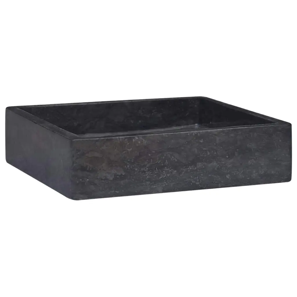 Sink Black 40x40x10 cm Marble 149169