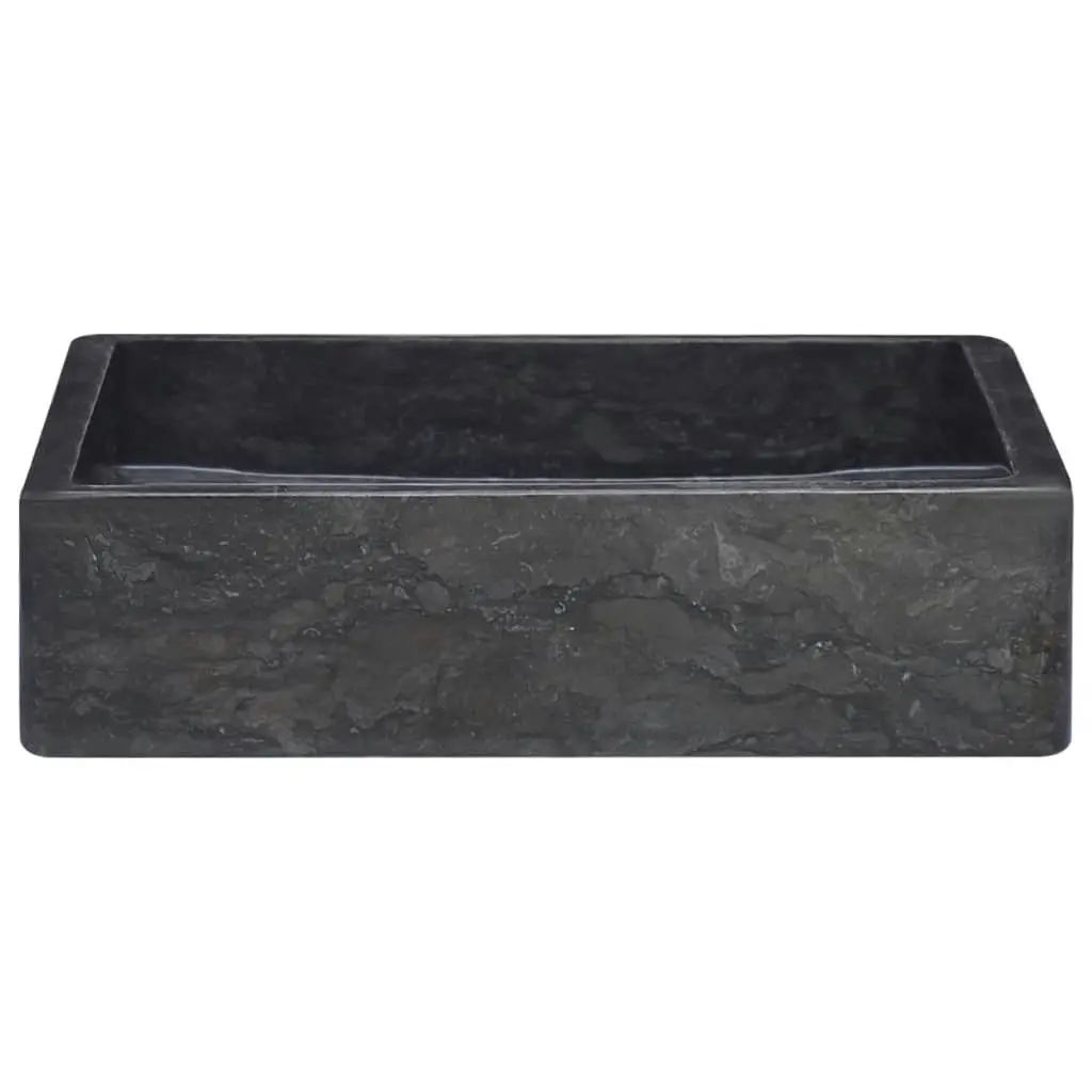 Sink Black 40x40x10 cm Marble 149169