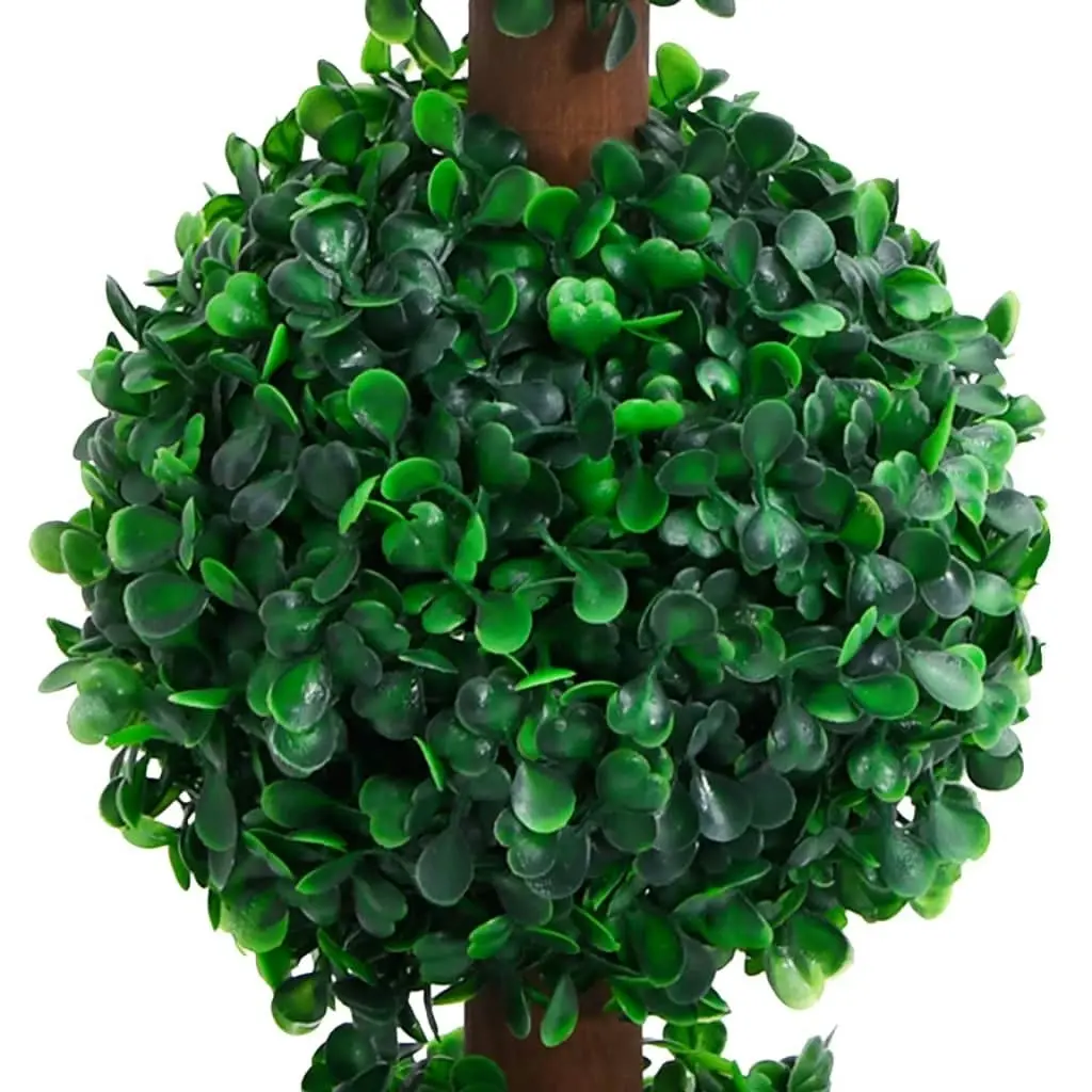 Artificial Boxwood Plant with Pot Ball Shaped Green 90 cm 336512