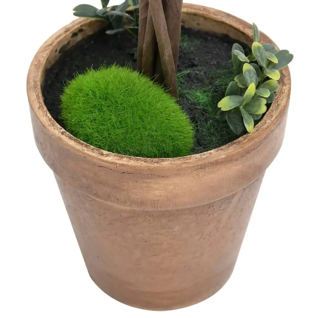 Artificial Boxwood Plants 2 pcs with Pots Ball Shaped Green 56 cm 336517