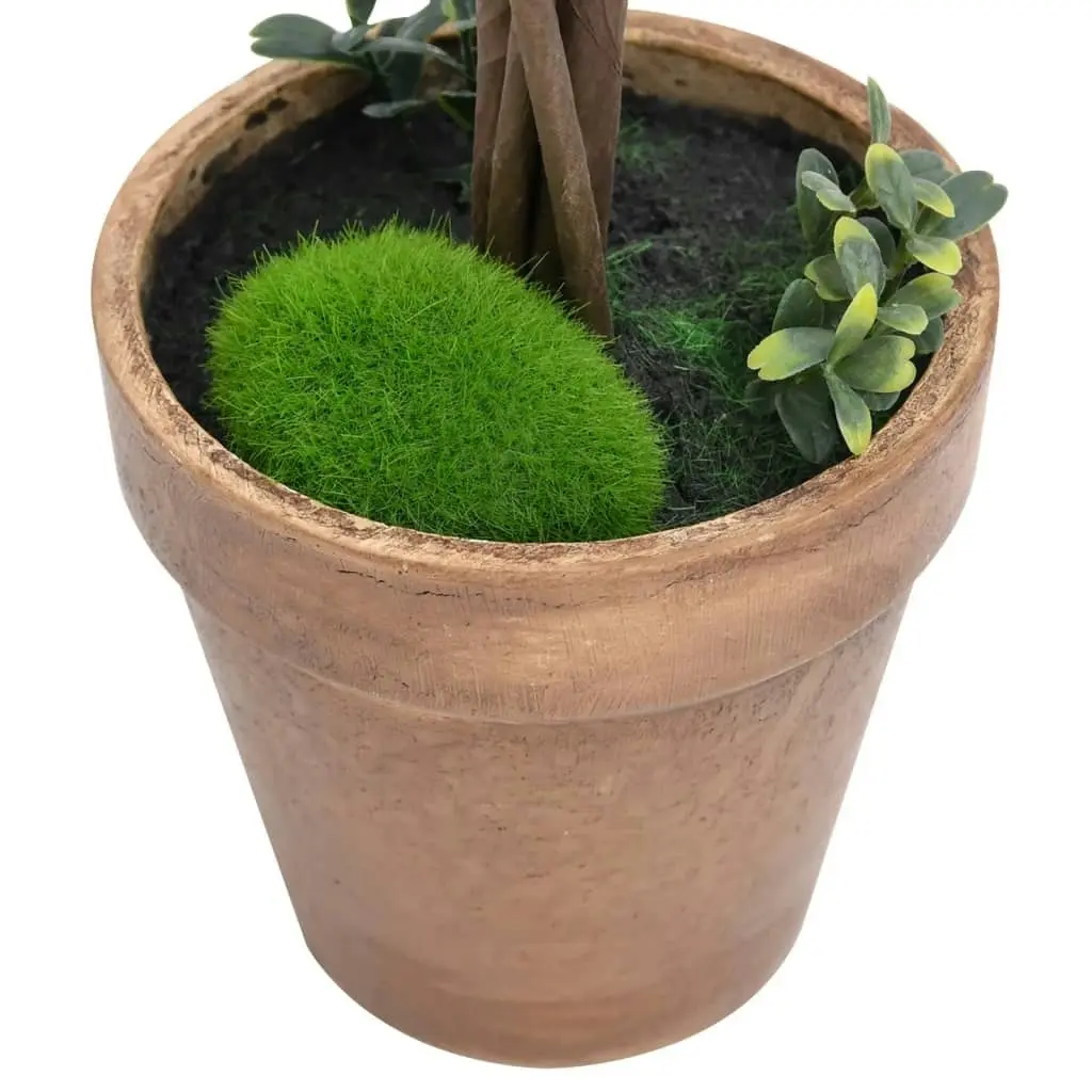 Artificial Boxwood Plants 2 pcs with Pots Ball Shaped Green 41 cm 336516