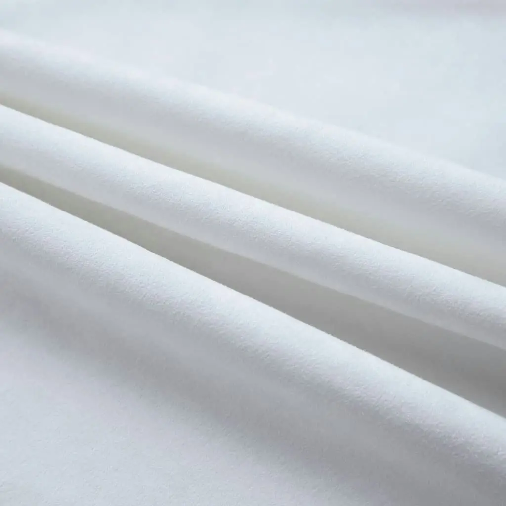 Blackout Curtains with Metal Rings 2 pcs Off White 140x245 cm 134484