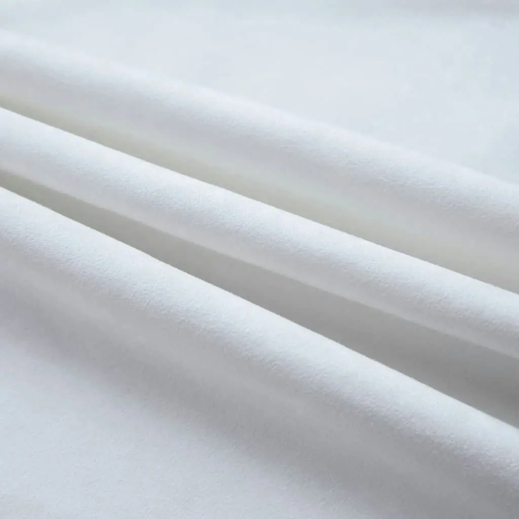 Blackout Curtains with Metal Rings 2 pcs Off White 140x225 cm 134483