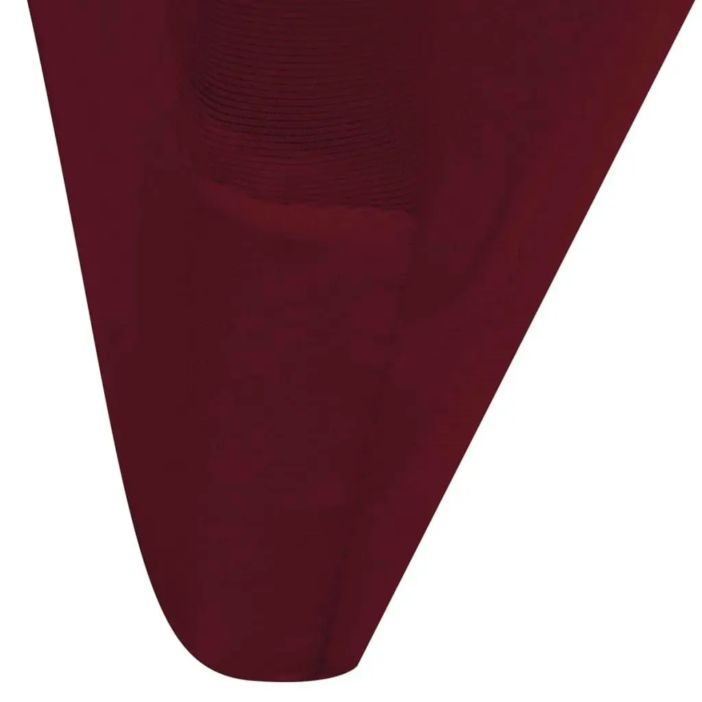 Chair Cover Stretch Burgundy 6 pcs 241200