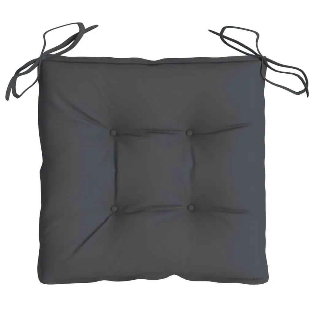 Chair Cushions 2 pcs Anthracite 50x50x7 cm Oxford Fabric 361507