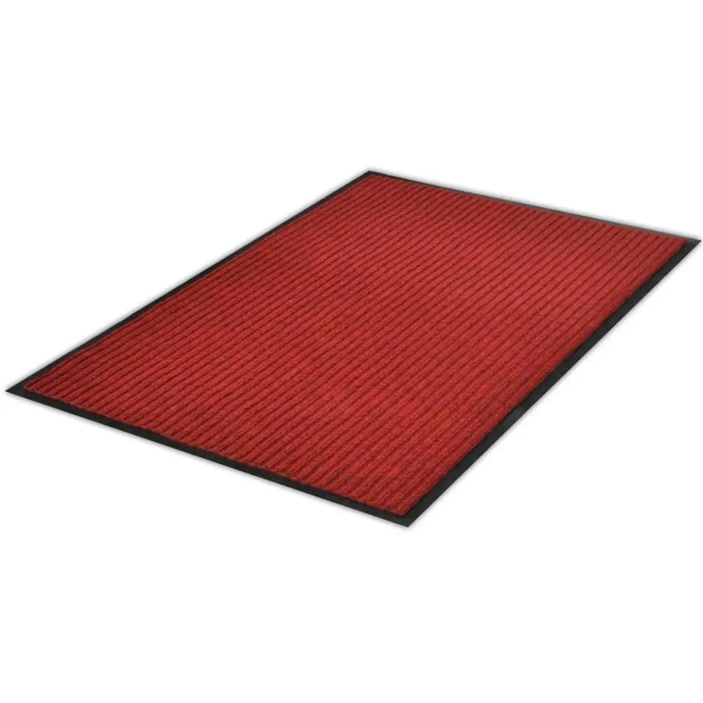 Door Mat 90 x 60 cm PVC Red 241269