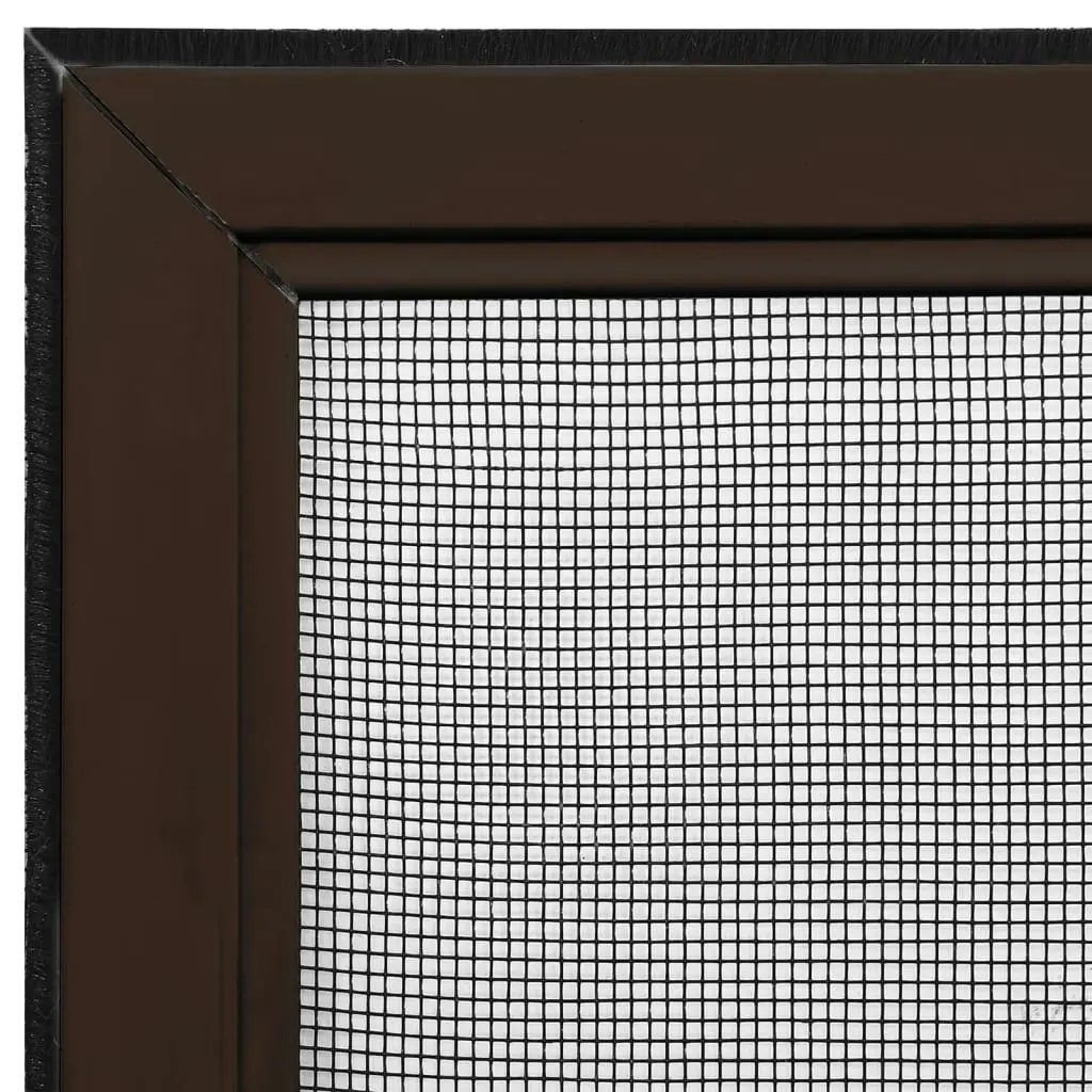 Extendable Insect Screen for Windows Brown (100-193)x75 cm 149042