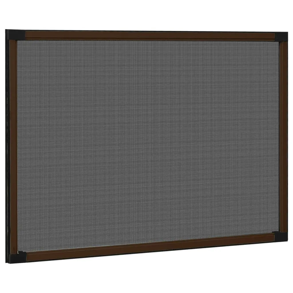 Extendable Insect Screen for Windows Brown (100-193)x75 cm 149042