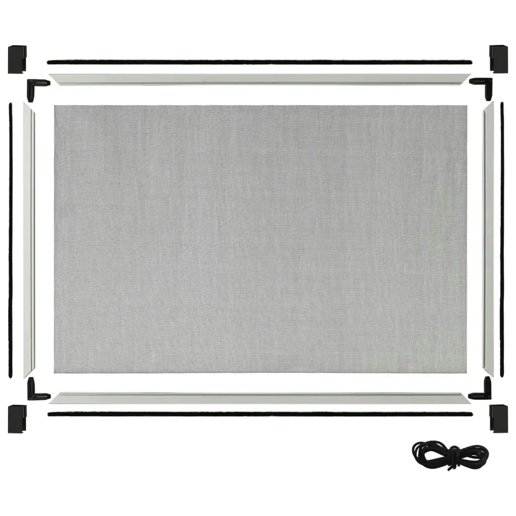 Extendable Insect Screen for Windows White (75-143)x50 cm 149038