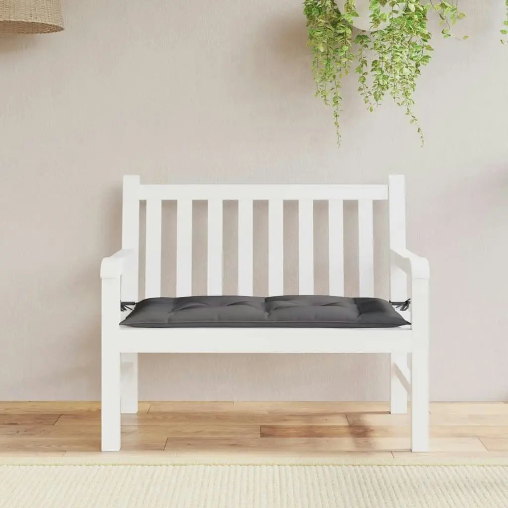 Garden Bench Cushion Anthracite 100x50x7 cm Oxford Fabric 361564