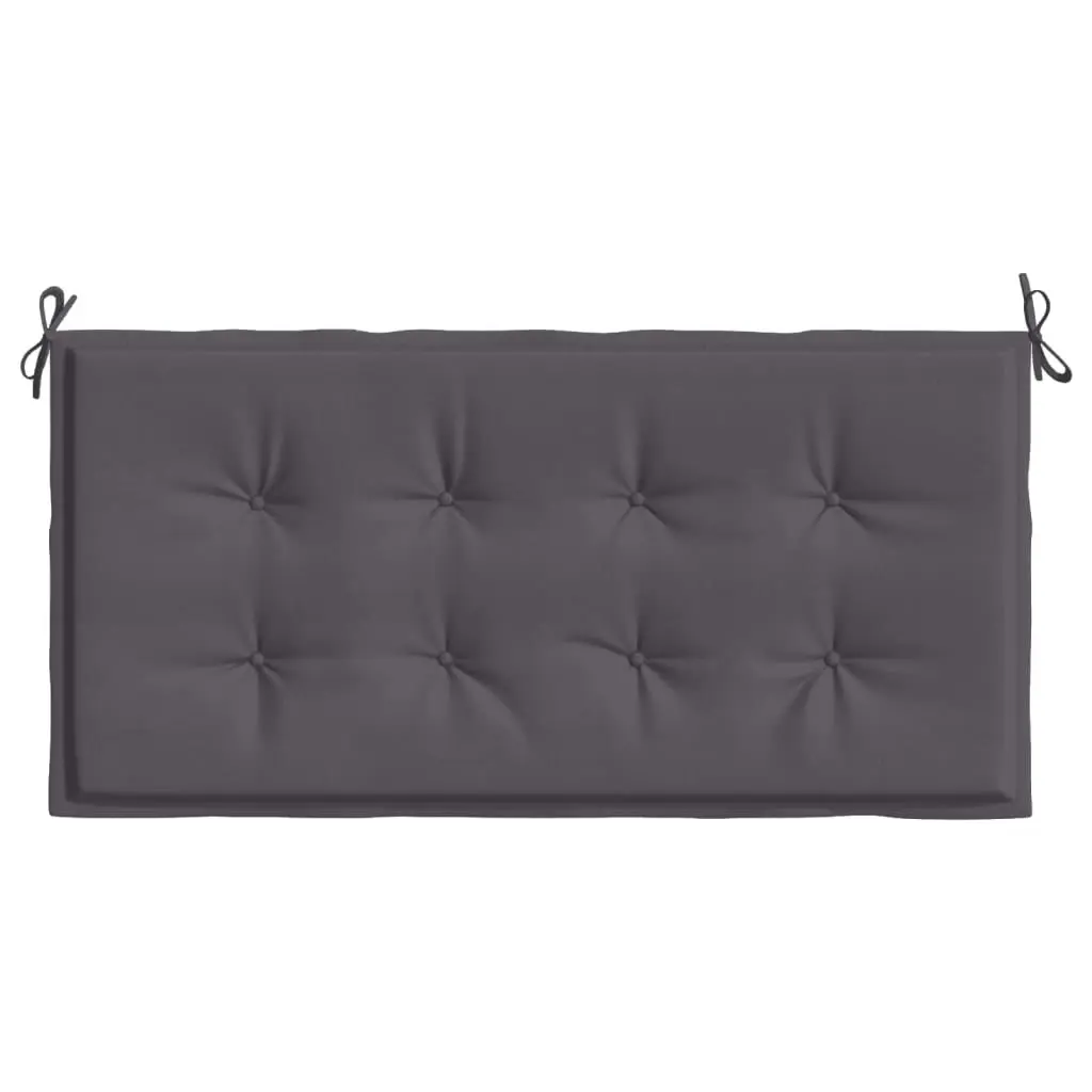 Garden Bench Cushion Anthracite 100x50x3 cm Oxford Fabric 43189