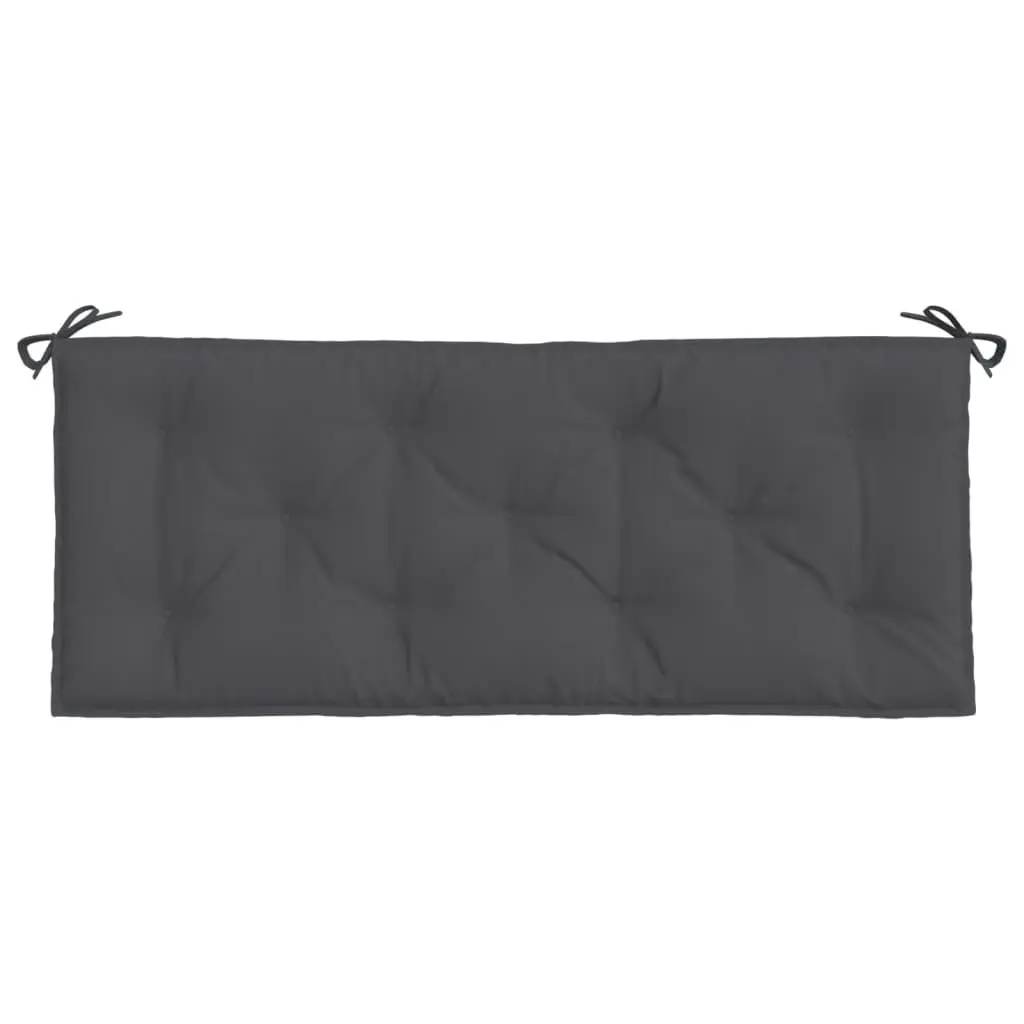 Garden Bench Cushion Anthracite 120x50x7 cm Oxford Fabric 361583