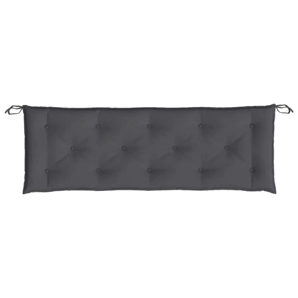 Garden Bench Cushion Anthracite 150x50x7 cm Oxford Fabric 361602