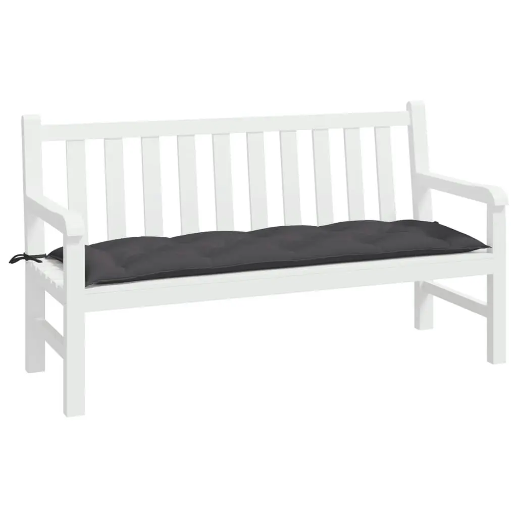 Garden Bench Cushion Anthracite 150x50x7 cm Oxford Fabric 361602