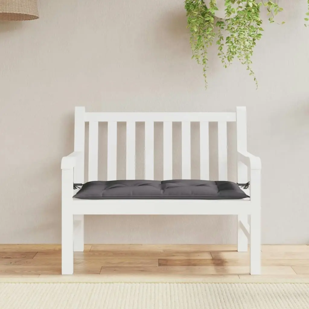 Garden Bench Cushion Anthracite 110x50x7 cm Oxford Fabric 361811