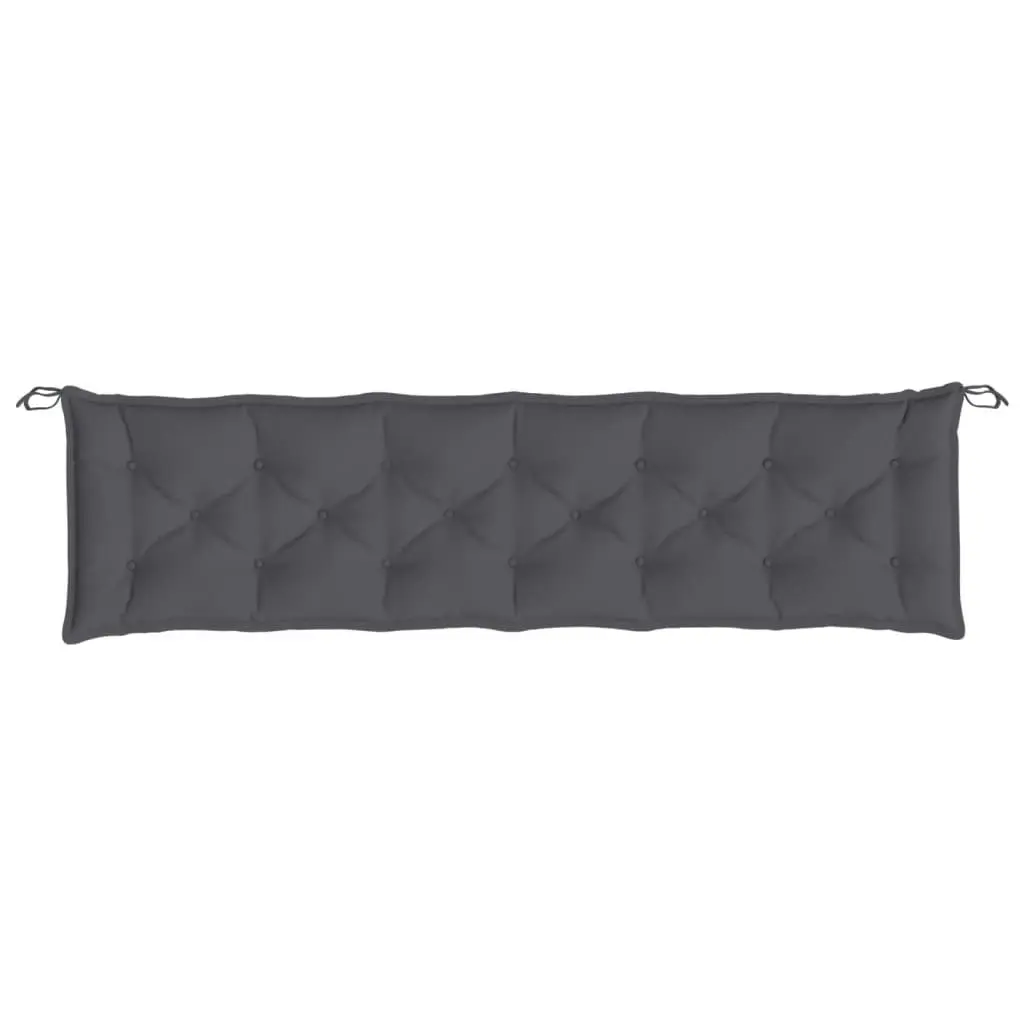 Garden Bench Cushion Anthracite 200x50x7 cm Oxford Fabric 361640