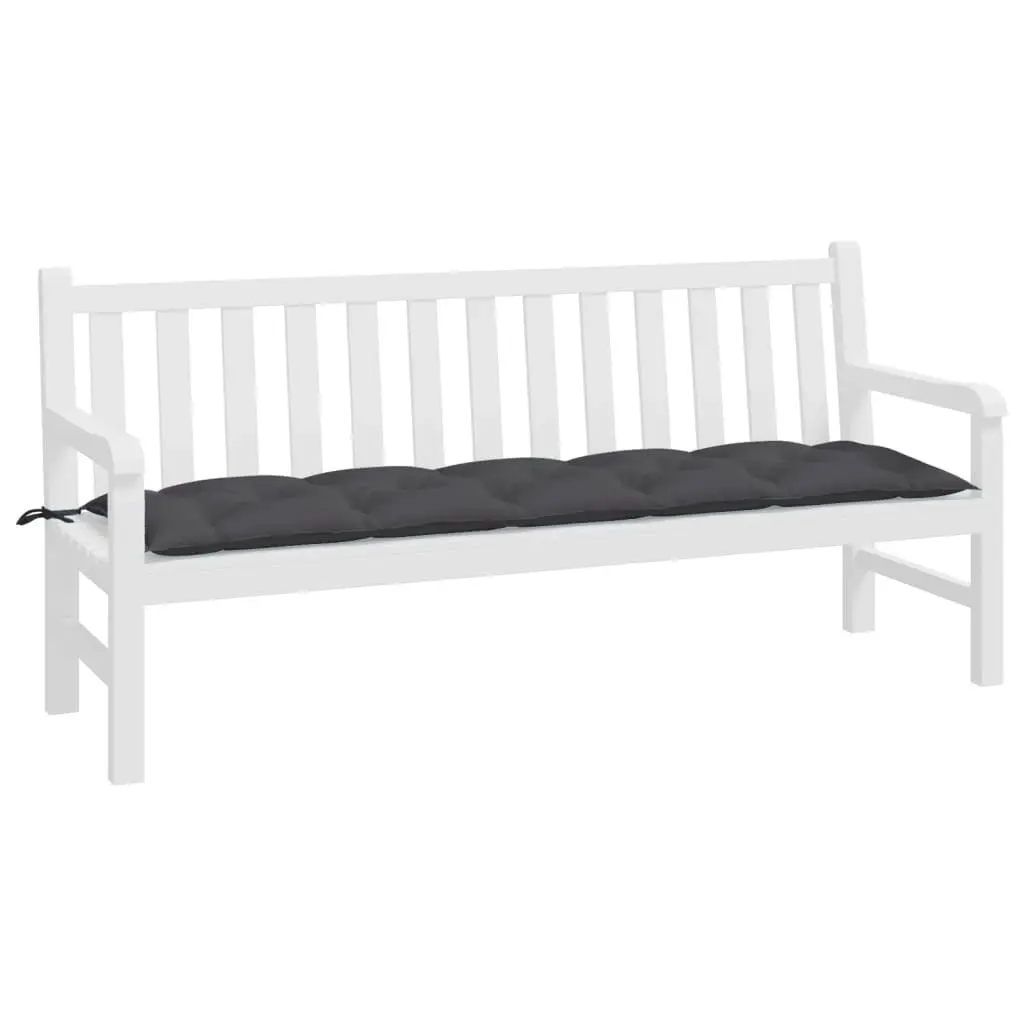 Garden Bench Cushion Anthracite 180x50x7 cm Oxford Fabric 361621