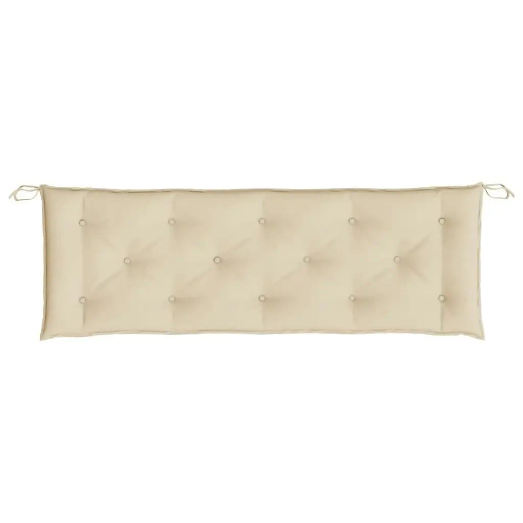 Garden Bench Cushion Beige 150x50x7 cm Oxford Fabric 314959