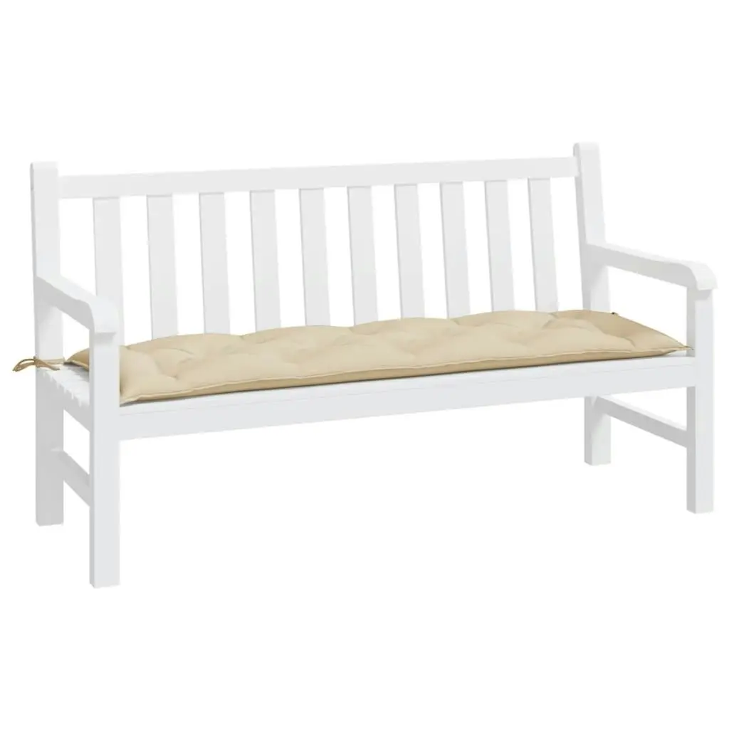 Garden Bench Cushion Beige 150x50x7 cm Oxford Fabric 314959