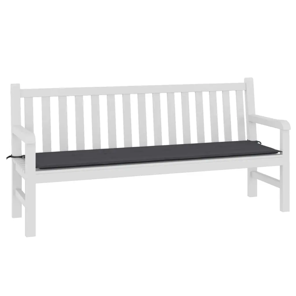 Garden Bench Cushion Anthracite 180x50x3 cm Oxford Fabric 43192