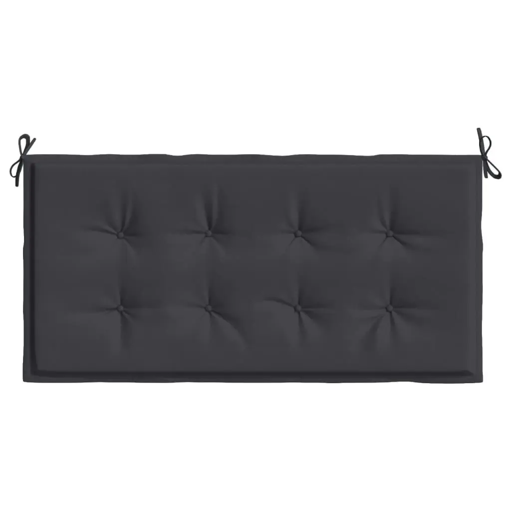 Garden Bench Cushion Black 100x50x3 cm Oxford Fabric 47617