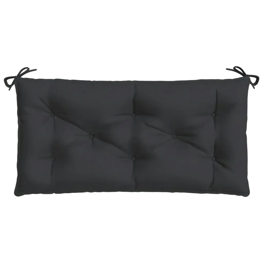 Garden Bench Cushion Black 100x50x7 cm Oxford Fabric 361571