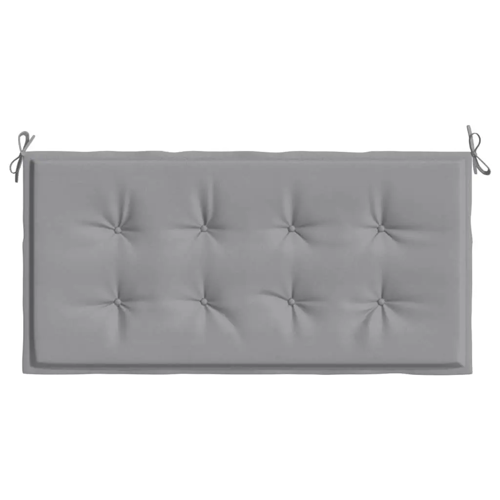 Garden Bench Cushion Grey 100x50x3 cm Oxford Fabric 43193