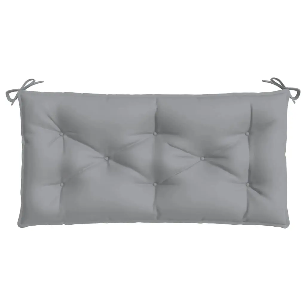 Garden Bench Cushion Grey 100x50x7 cm Oxford Fabric 361565