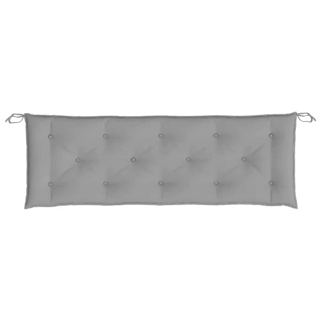 Garden Bench Cushion Grey 150x50x7 cm Oxford Fabric 361603