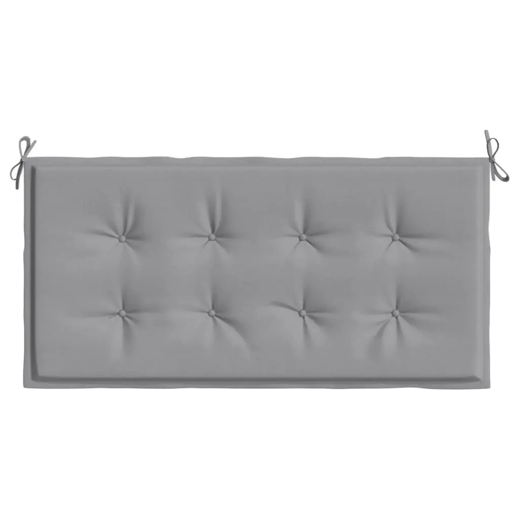 Garden Bench Cushion Grey 120x50x3 cm Oxford Fabric 43194