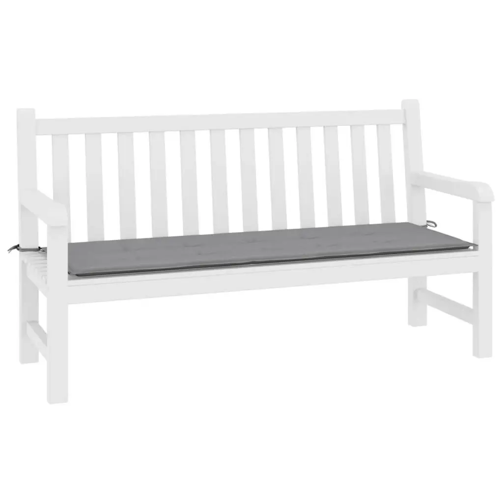 Garden Bench Cushion Grey 200x50x3 cm Oxford Fabric 47607