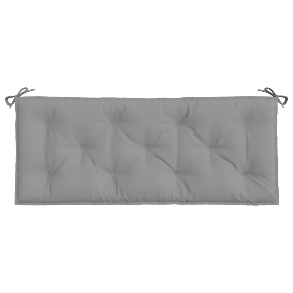 Garden Bench Cushion Grey 120x50x7 cm Oxford Fabric 361584