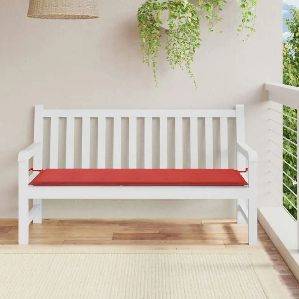 Garden Bench Cushion Red 150x50x3 cm Oxford Fabric 43211