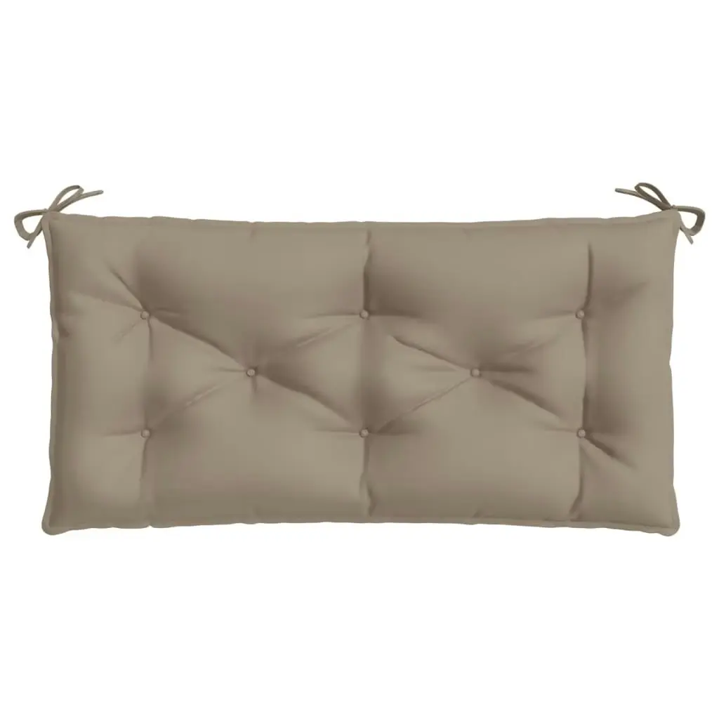 Garden Bench Cushion Taupe 100x50x7 cm Oxford Fabric 361572