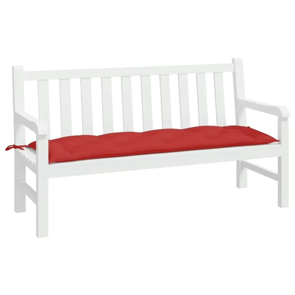 Garden Bench Cushion Red 150x50x7 cm Oxford Fabric 314962