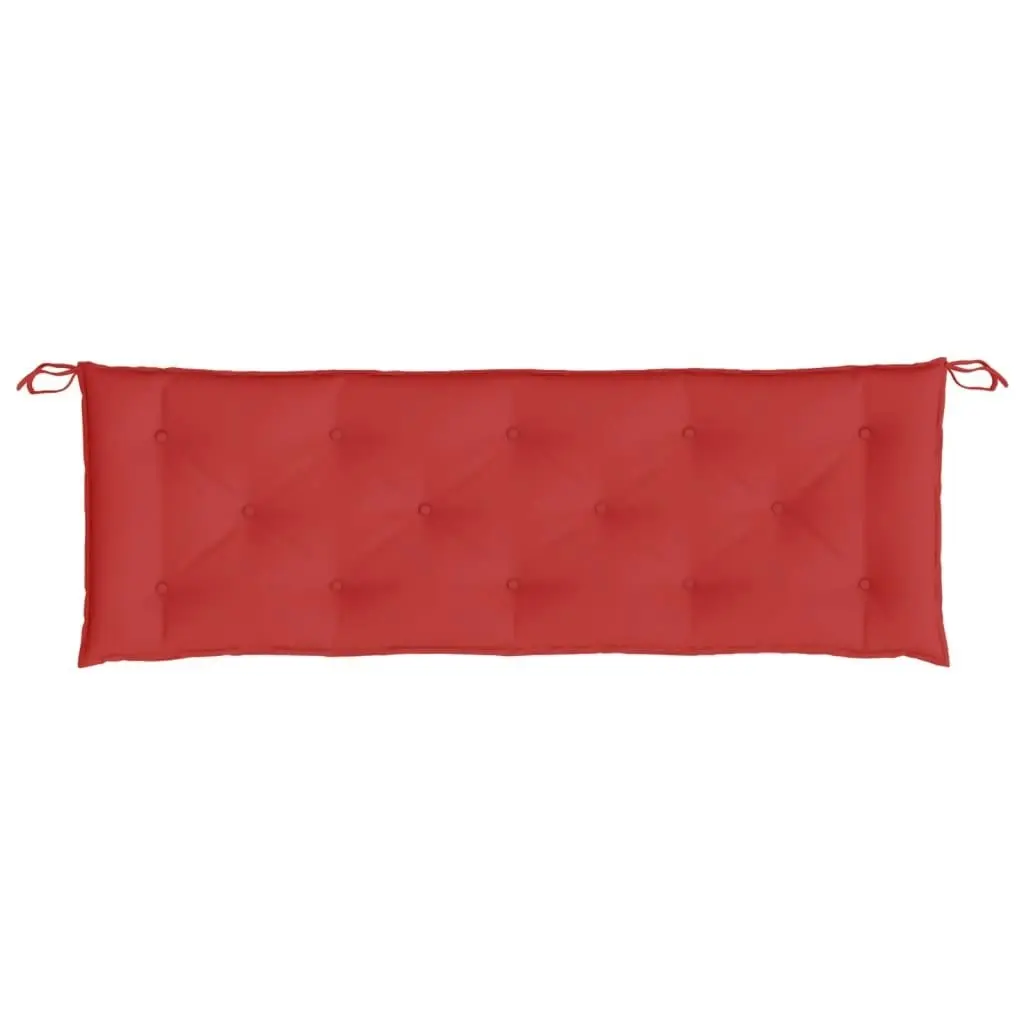 Garden Bench Cushion Red 150x50x7 cm Oxford Fabric 314962