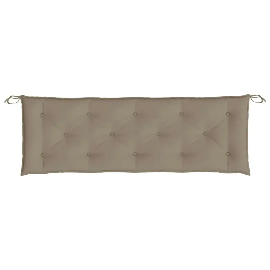 Garden Bench Cushion Taupe 150x50x7 cm Oxford Fabric 361610