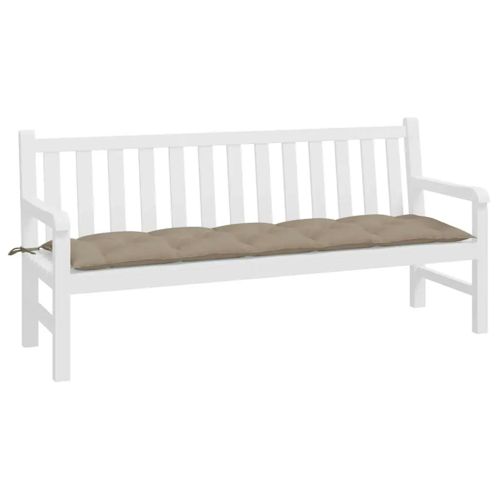 Garden Bench Cushion Taupe 180x50x7 cm Oxford Fabric 361629