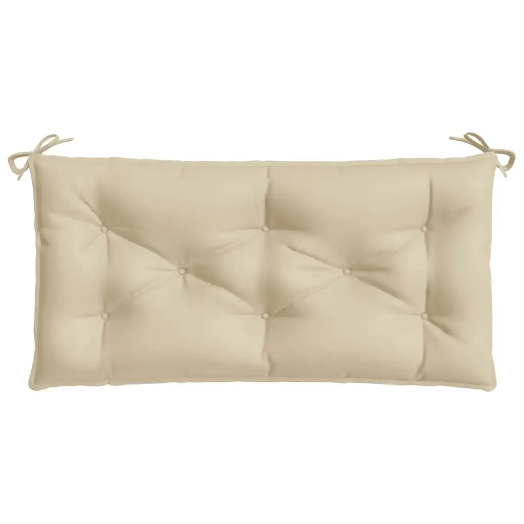 Garden Bench Cushions 2 pcs Beige 100x50x7 cm Oxford Fabric 361662