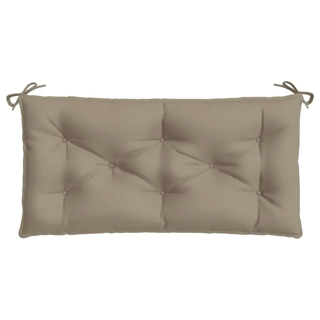 Garden Bench Cushions 2 pcs Taupe 100x50x7 cm Oxford Fabric 361667