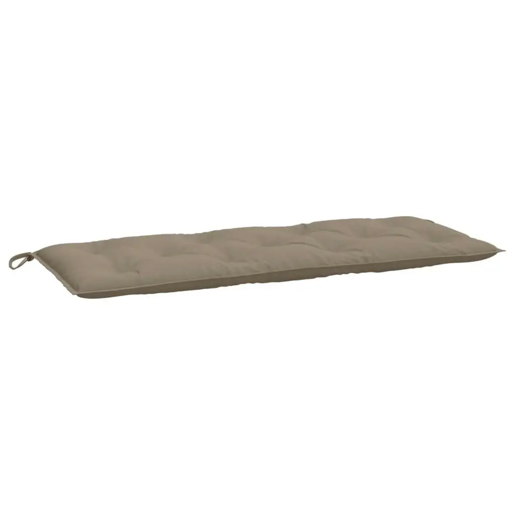 Garden Bench Cushions 2 pcs Taupe 120x50x7 cm Oxford Fabric 361686