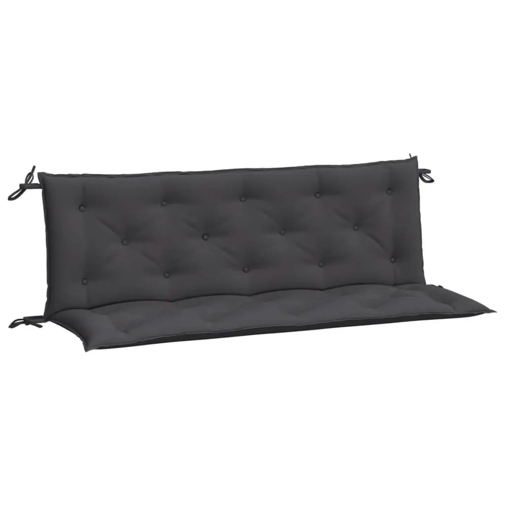 Garden Bench Cushions 2pcs Anthracite 150x50x7cm Oxford Fabric 361697