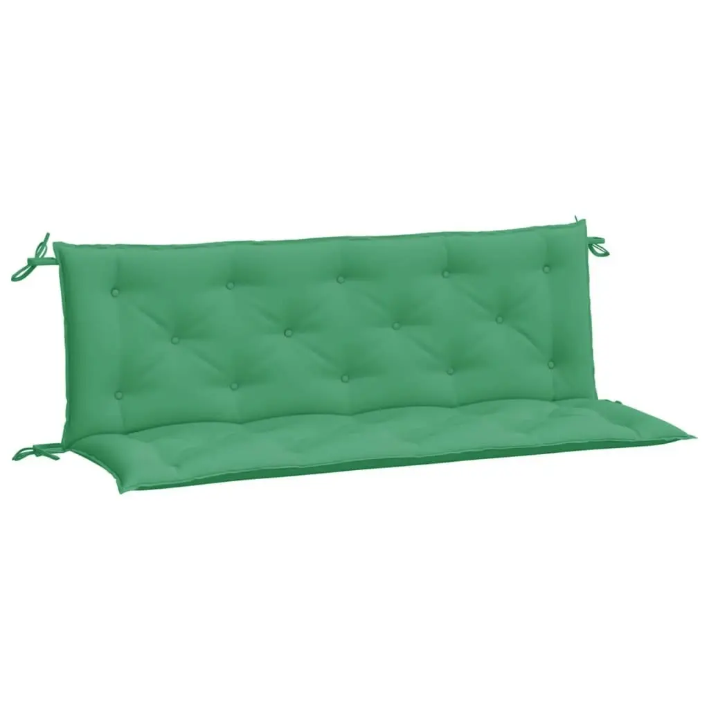 Garden Bench Cushions 2pcs Green 150x50x7cm Oxford Fabric 361702