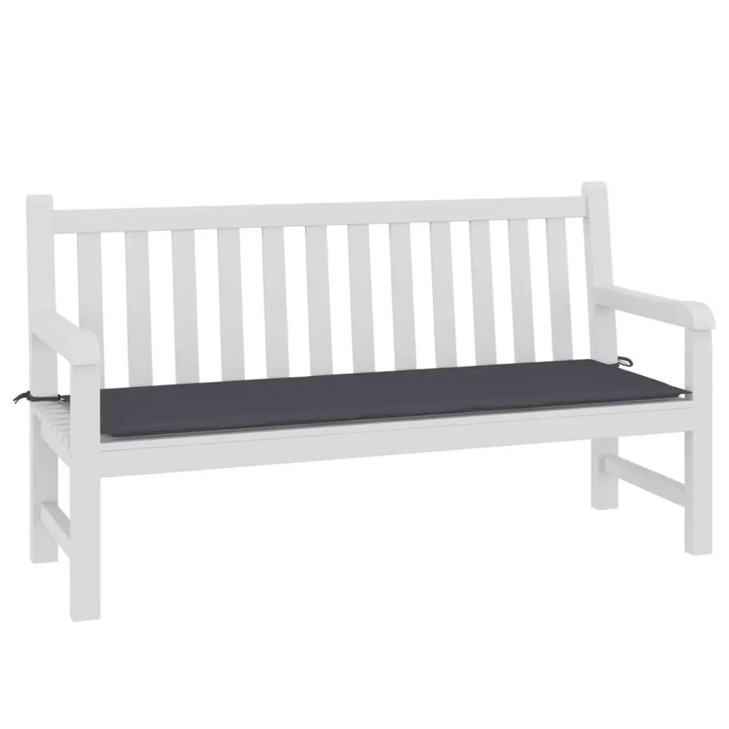 Garden Bench Cushion Anthracite 150x50x3 cm Oxford Fabric 43191