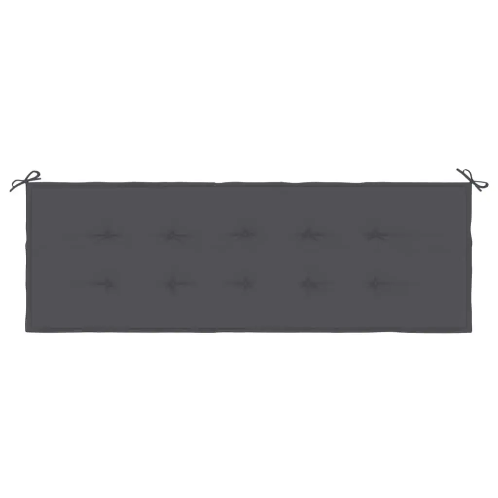 Garden Bench Cushion Anthracite 150x50x3 cm Oxford Fabric 43191