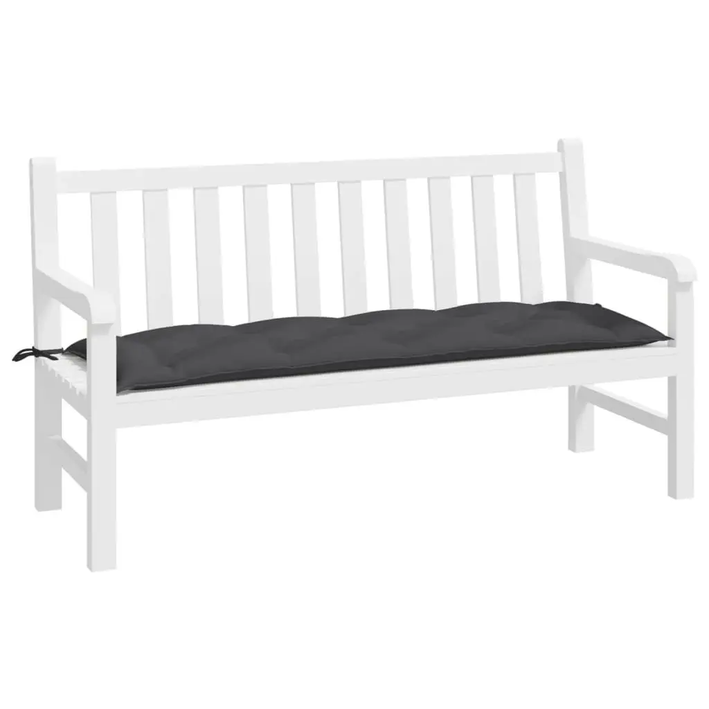 Garden Bench Cushion Anthracite 150x50x7 cm Oxford Fabric 314956